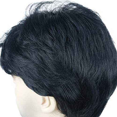 Short Straight Synthetic Mens Wig - Image 27