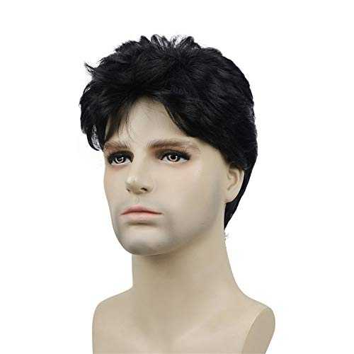 Short Straight Synthetic Mens Wig - Image 29