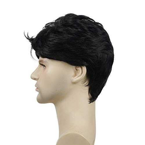Short Straight Synthetic Mens Wig - Image 30