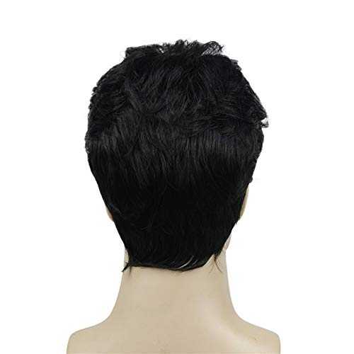 Short Straight Synthetic Mens Wig - Image 31