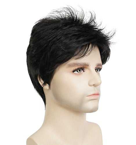 Short Straight Synthetic Mens Wig - Image 33
