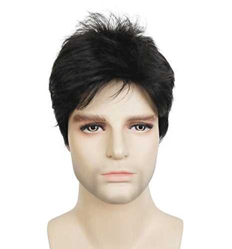 Short Straight Synthetic Mens Wig - Image 34