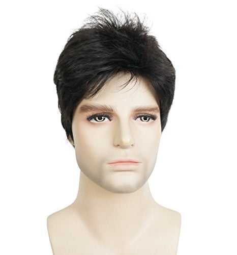 Short Straight Synthetic Mens Wig - Image 36