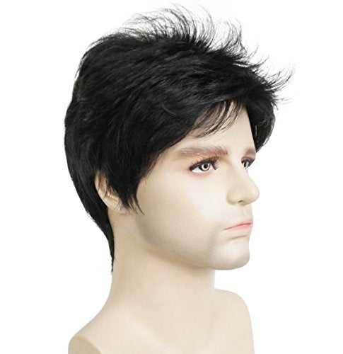 Short Straight Synthetic Mens Wig - Image 37