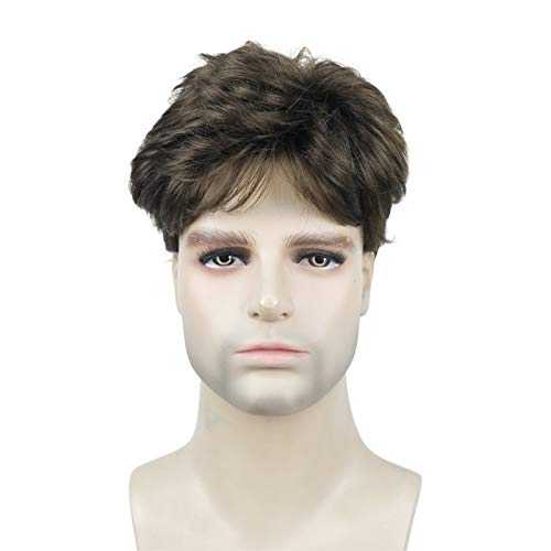 Short Straight Synthetic Mens Wig - Image 38