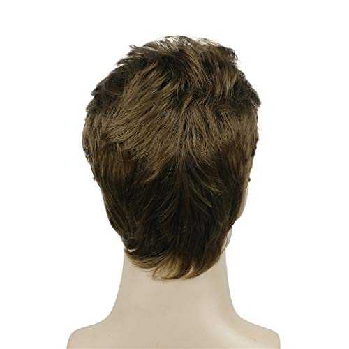 Short Straight Synthetic Mens Wig - Image 4