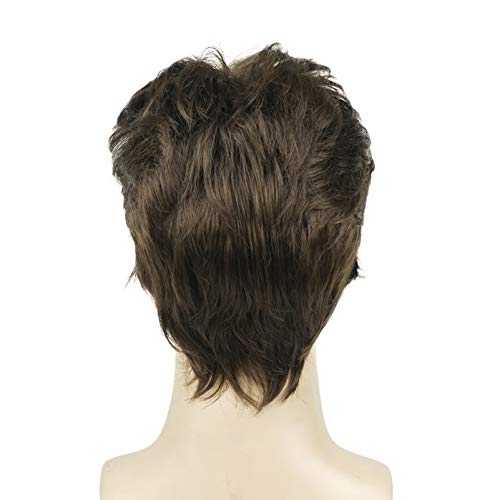 Short Straight Synthetic Mens Wig - Image 41