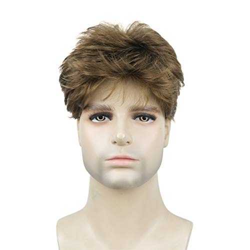 Short Straight Synthetic Mens Wig - Image 43