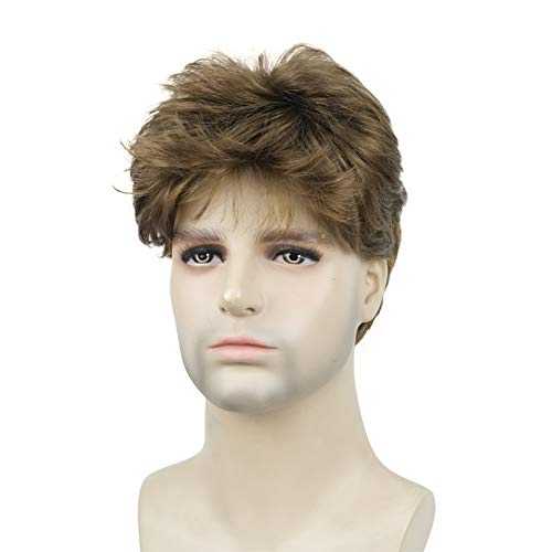 Short Straight Synthetic Mens Wig - Image 44