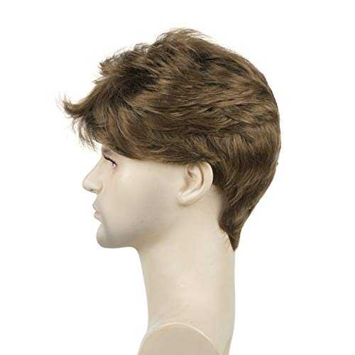 Short Straight Synthetic Mens Wig - Image 45