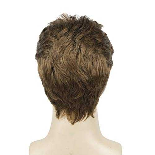 Short Straight Synthetic Mens Wig - Image 46
