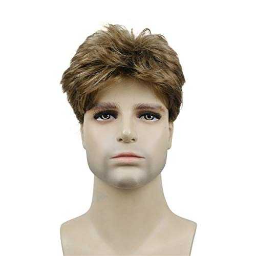 Short Straight Synthetic Mens Wig - Image 48