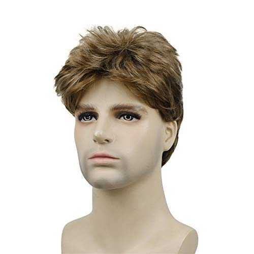 Short Straight Synthetic Mens Wig - Image 49