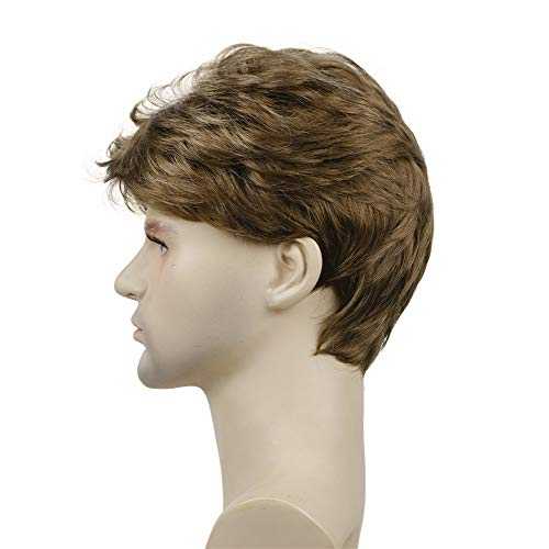 Short Straight Synthetic Mens Wig - Image 50