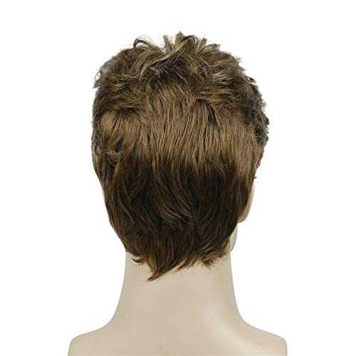 Short Straight Synthetic Mens Wig - Image 51