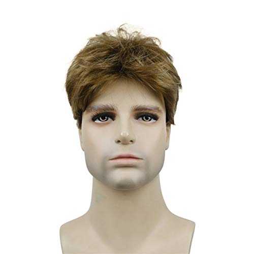 Short Straight Synthetic Mens Wig - Image 53