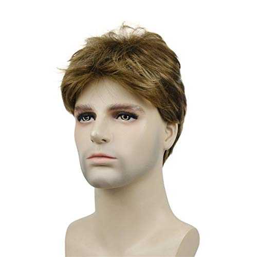 Short Straight Synthetic Mens Wig - Image 54