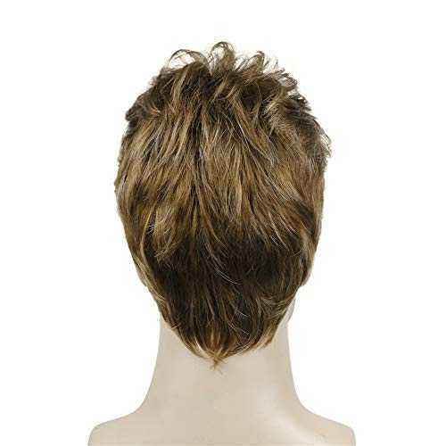 Short Straight Synthetic Mens Wig - Image 56