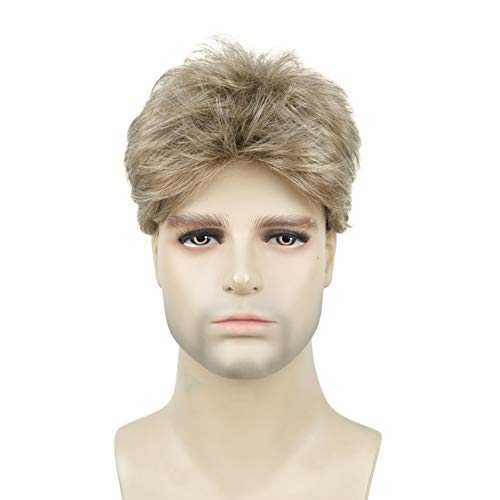 Short Straight Synthetic Mens Wig - Image 58