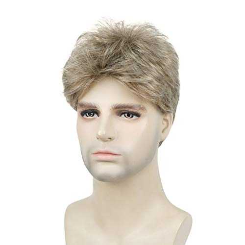 Short Straight Synthetic Mens Wig - Image 59