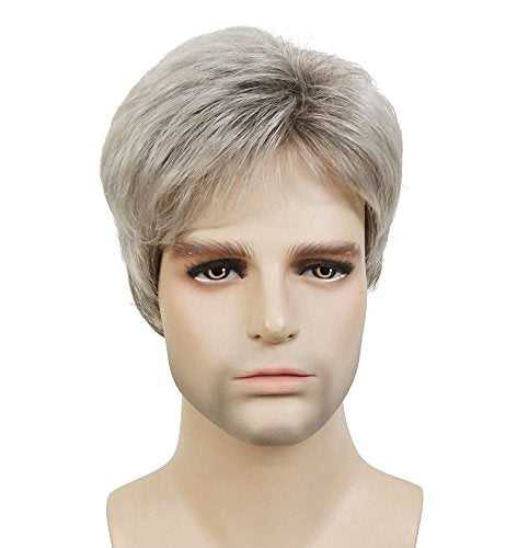 Short Straight Synthetic Mens Wig - Image 6