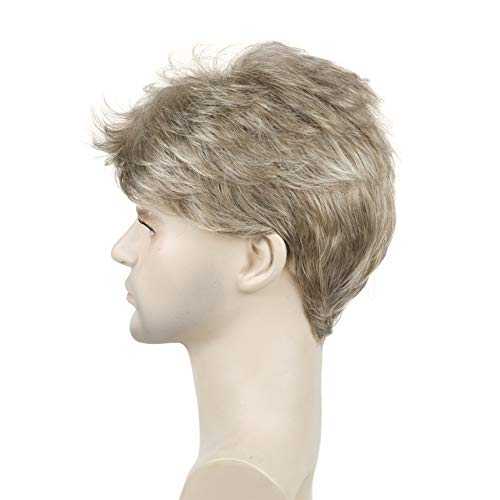Short Straight Synthetic Mens Wig - Image 60