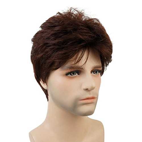 Short Straight Synthetic Mens Wig - Image 64
