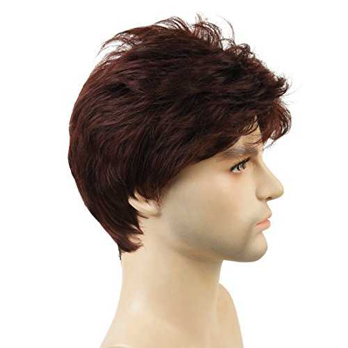 Short Straight Synthetic Mens Wig - Image 65