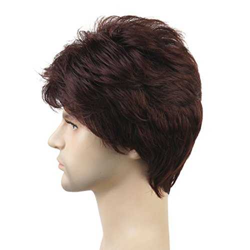 Short Straight Synthetic Mens Wig - Image 66