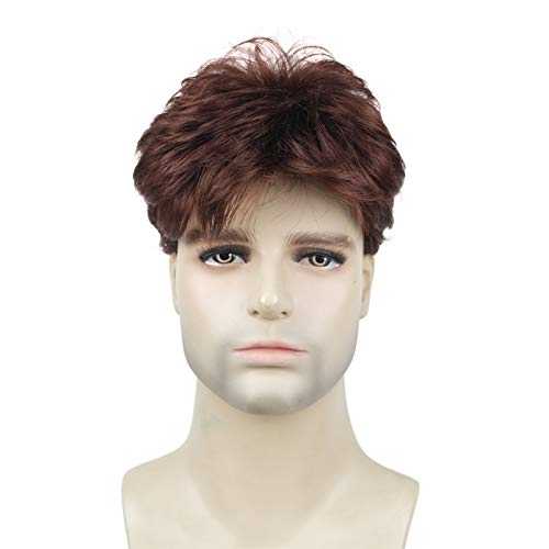 Short Straight Synthetic Mens Wig - Image 71