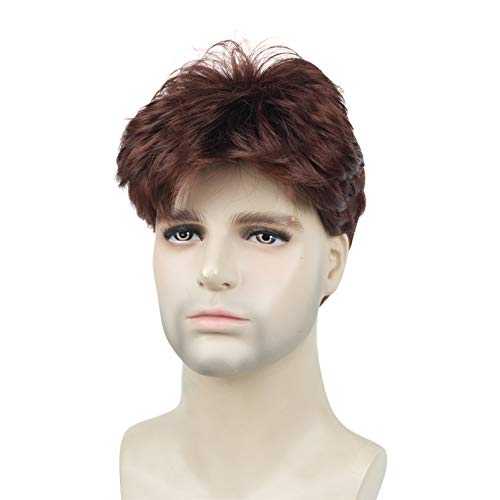 Short Straight Synthetic Mens Wig - Image 72