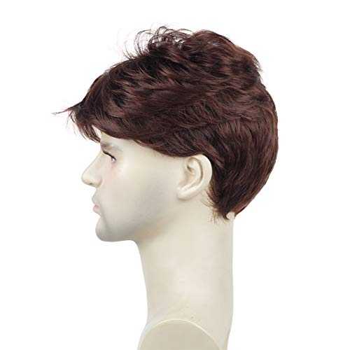 Short Straight Synthetic Mens Wig - Image 73