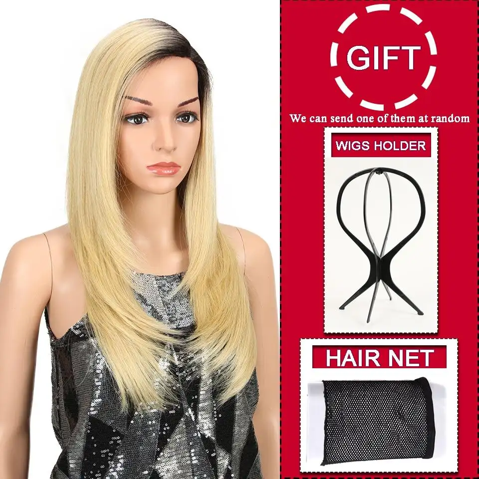 Genevieve Side Parting 24 Inch Long Straight Wig - Image 4
