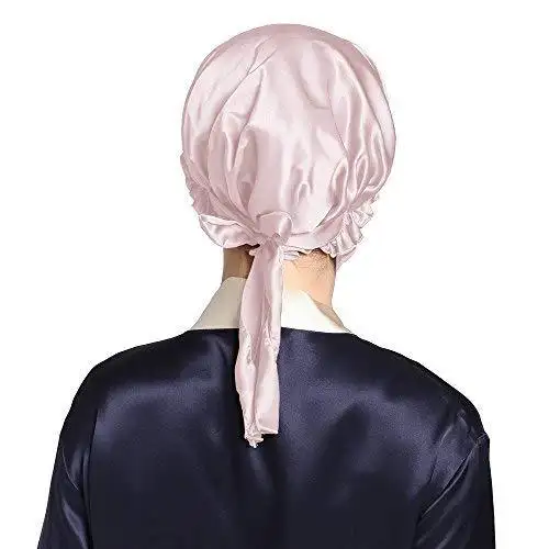 Silk Sleep Cap with Ribbons - Image 12
