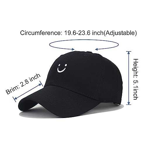 Smiley Face Baseball Cap - Image 5