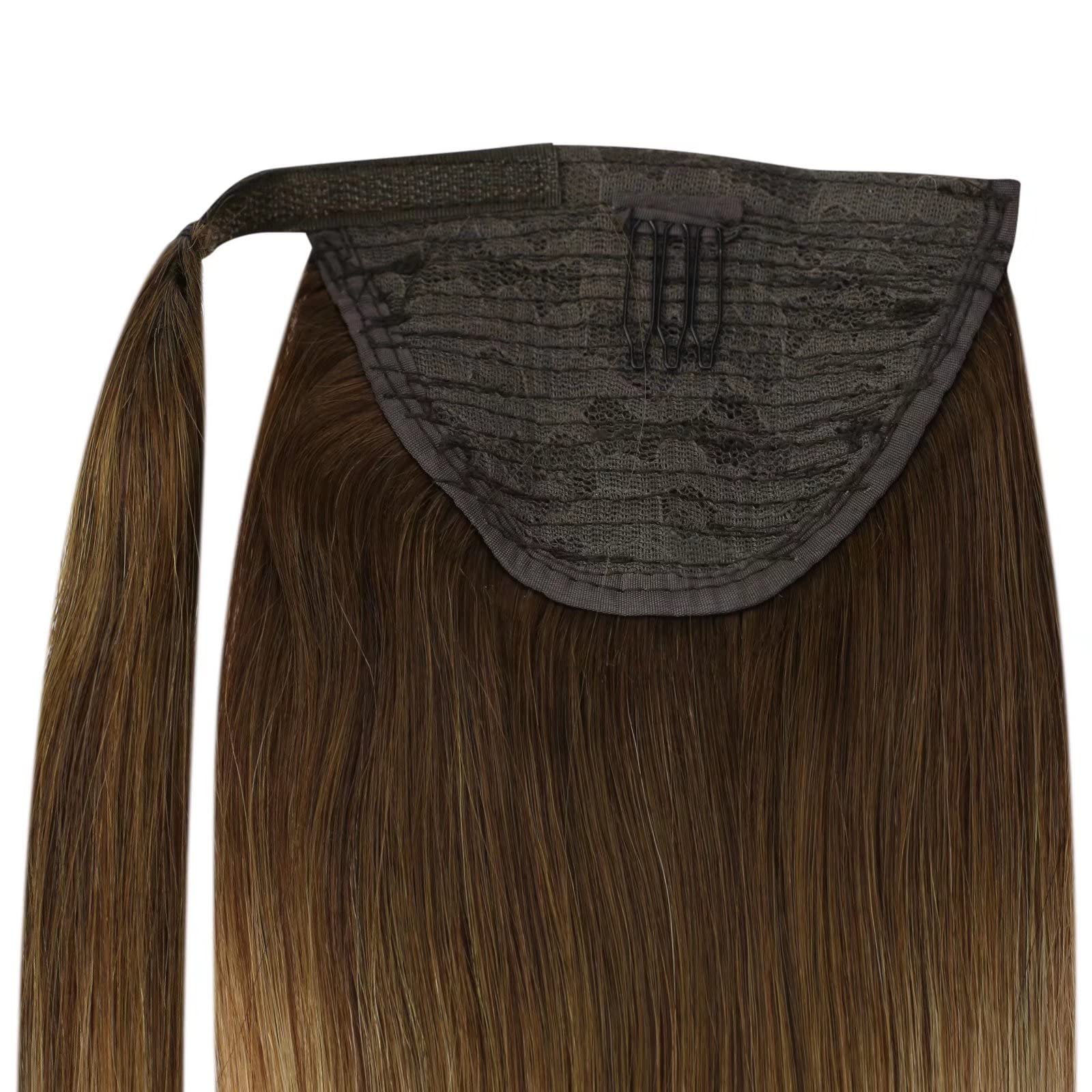 Soft Human Hair Ponytail Extension - Image 112