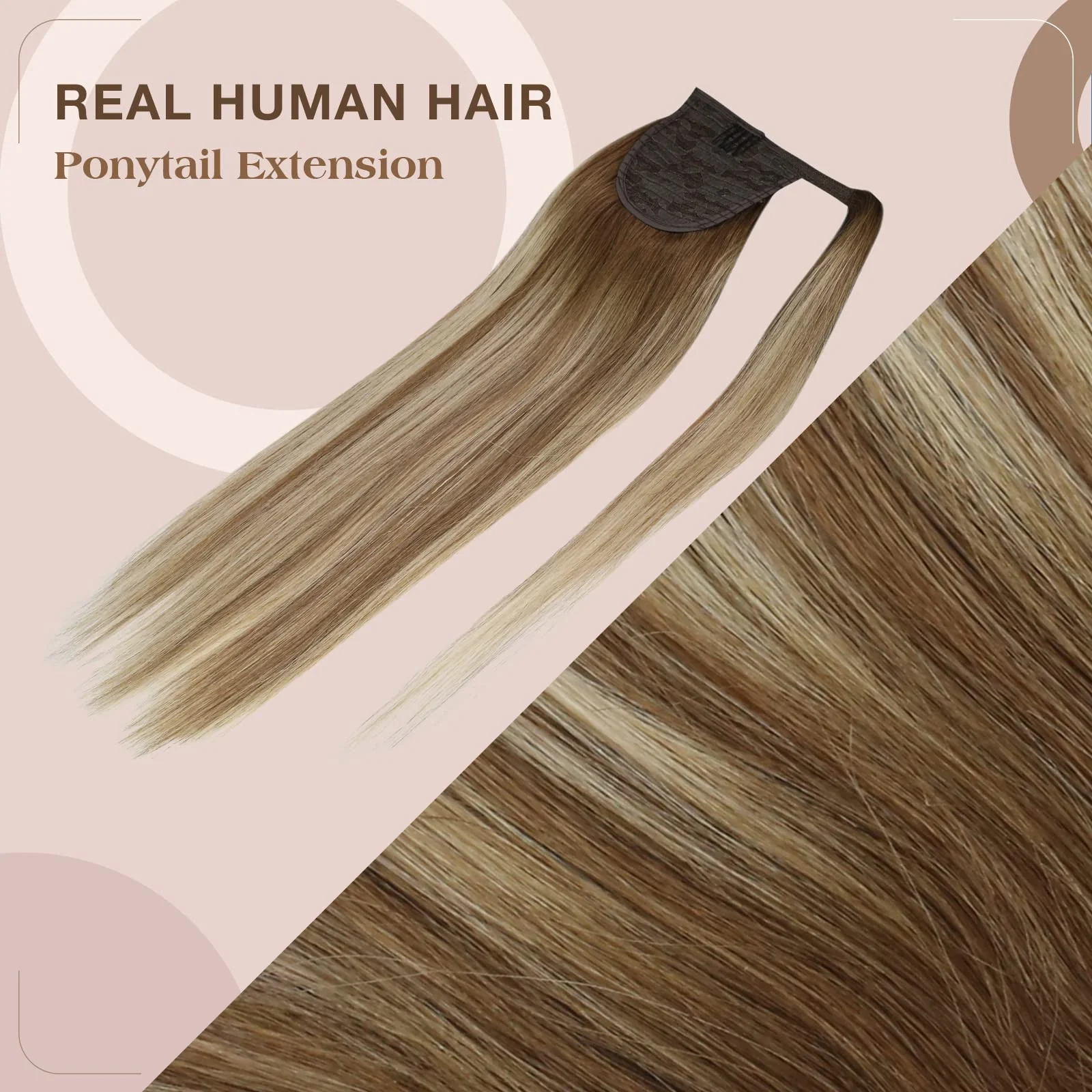 Soft Human Hair Ponytail Extension - Image 122