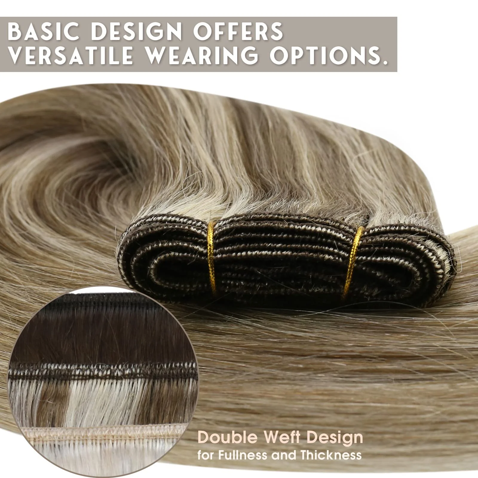 Soft Human Hair Ponytail Extension - Image 132