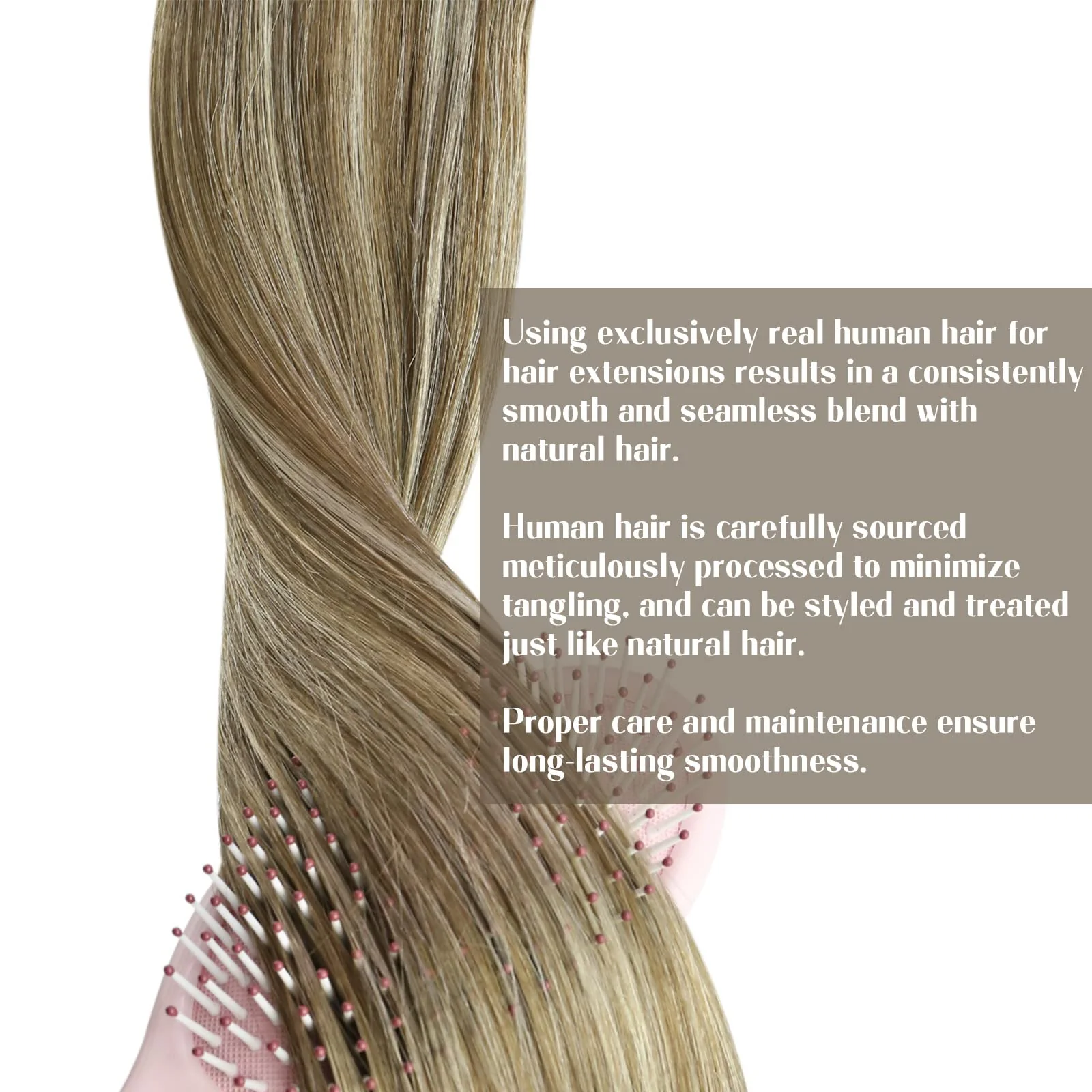Soft Human Hair Ponytail Extension - Image 133