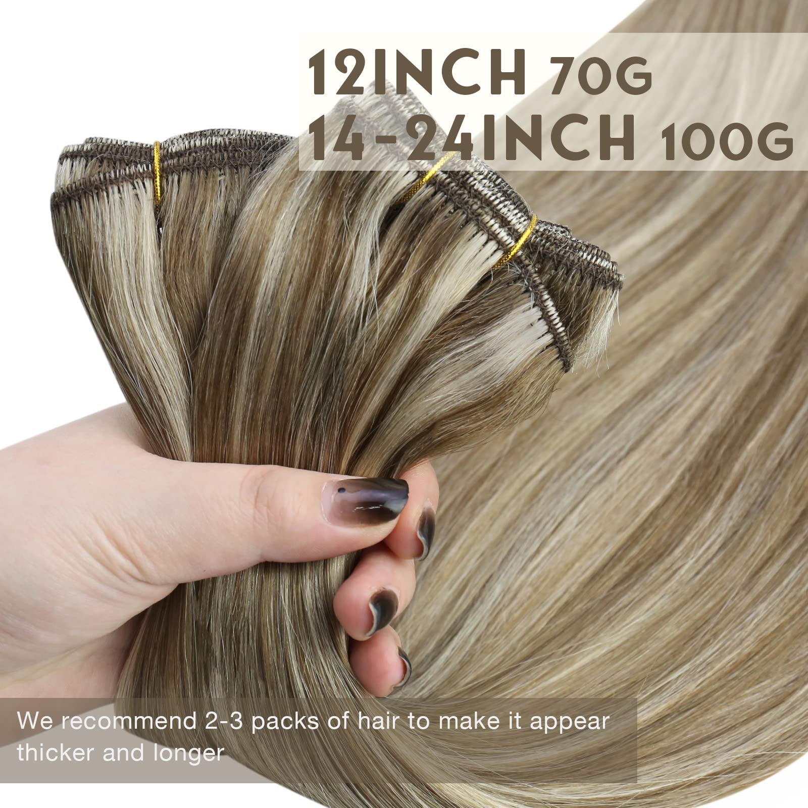Soft Human Hair Ponytail Extension - Image 135
