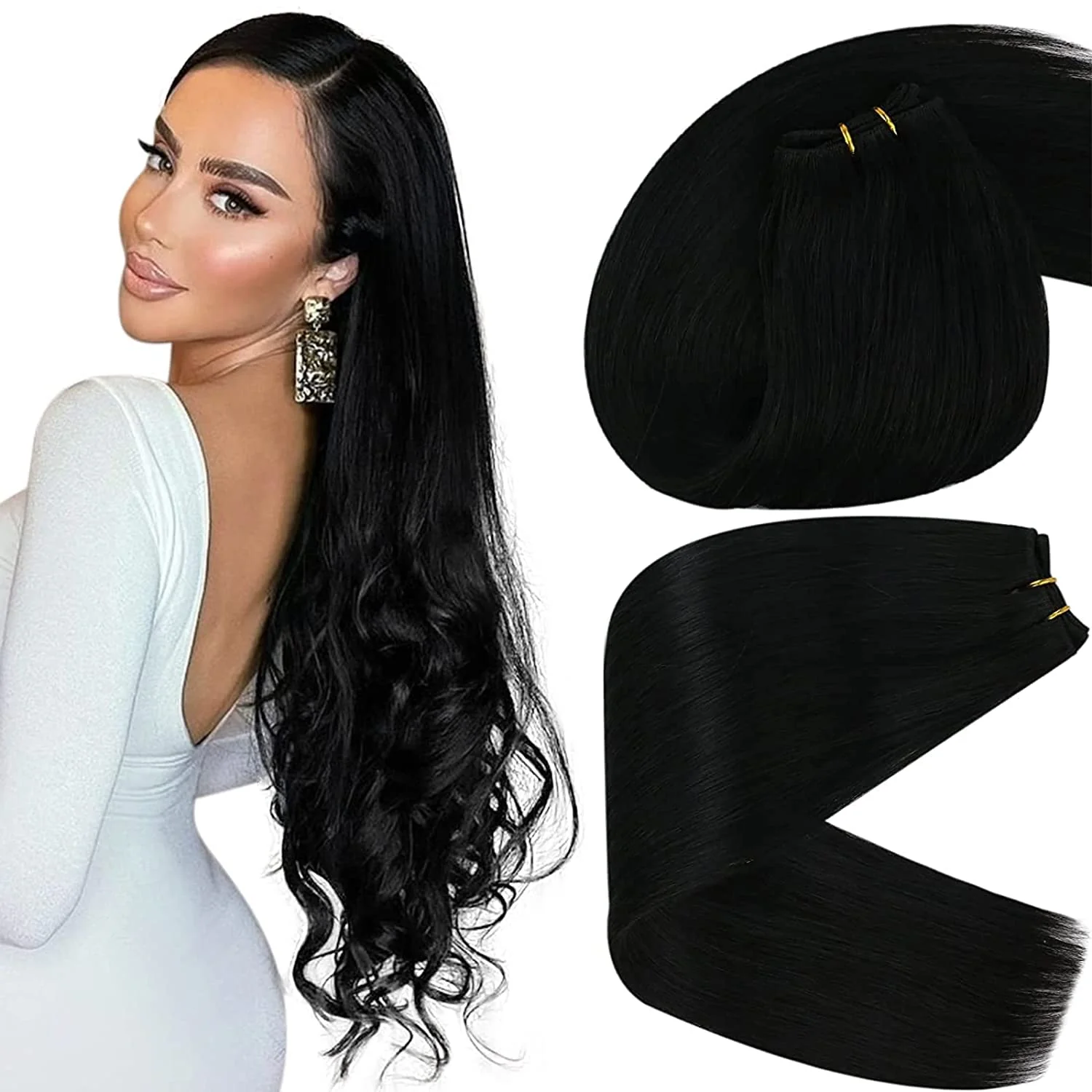 Soft Human Hair Ponytail Extension - Image 137