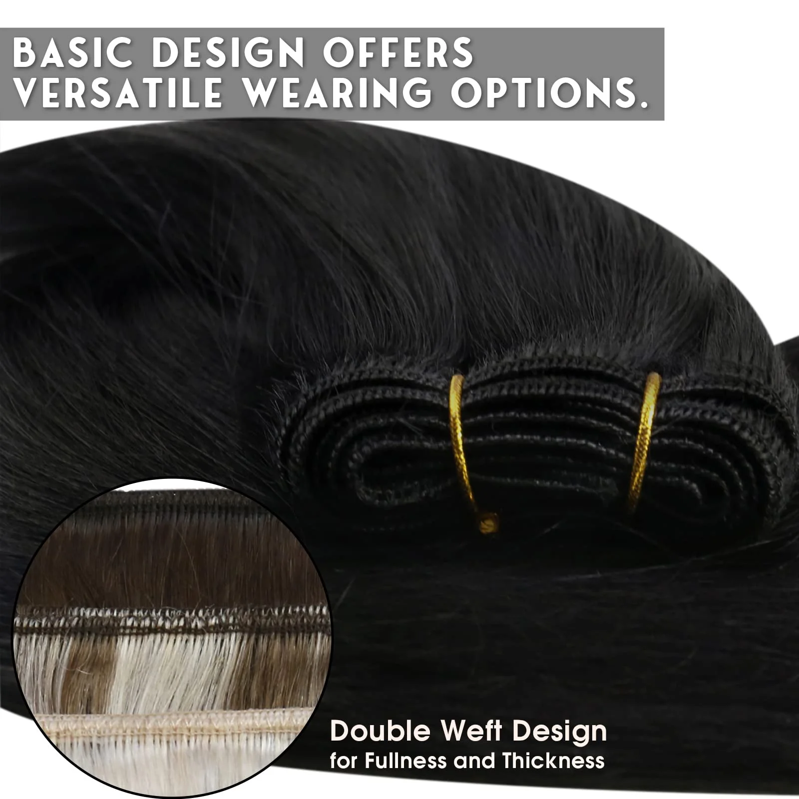 Soft Human Hair Ponytail Extension - Image 139