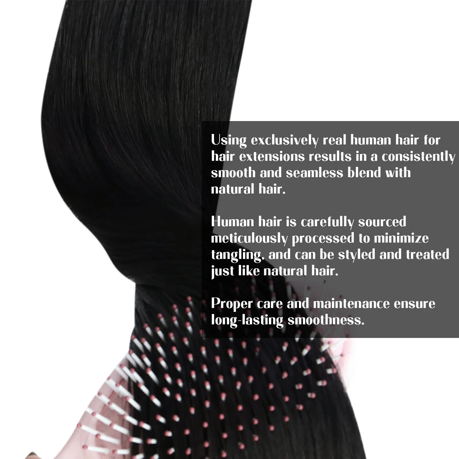 Soft Human Hair Ponytail Extension - Image 140