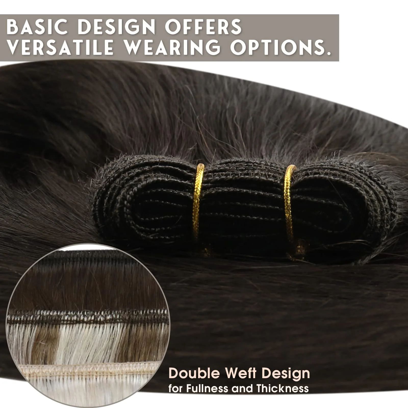Soft Human Hair Ponytail Extension - Image 147