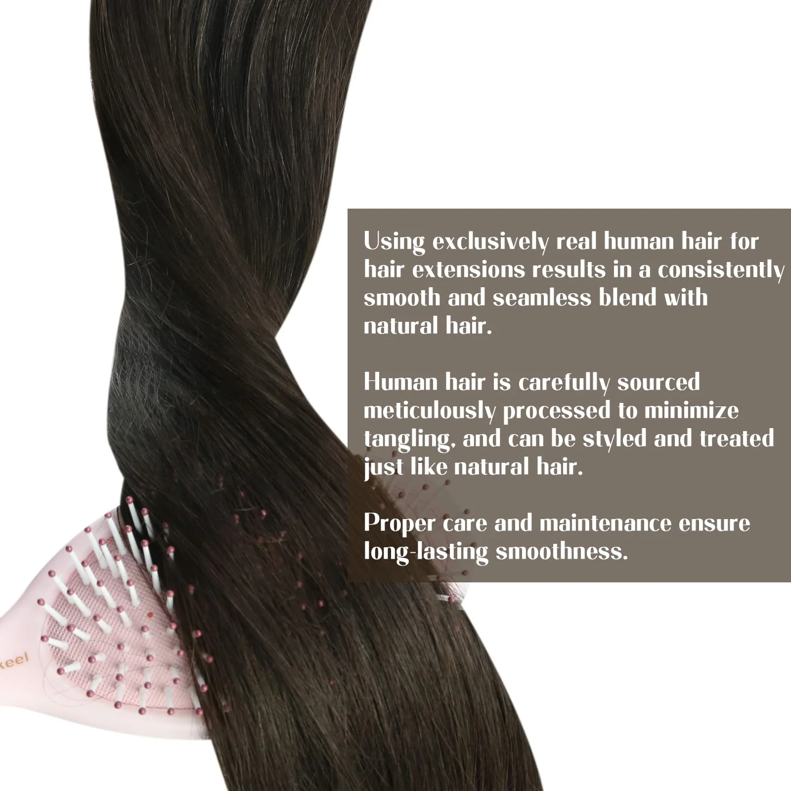 Soft Human Hair Ponytail Extension - Image 148