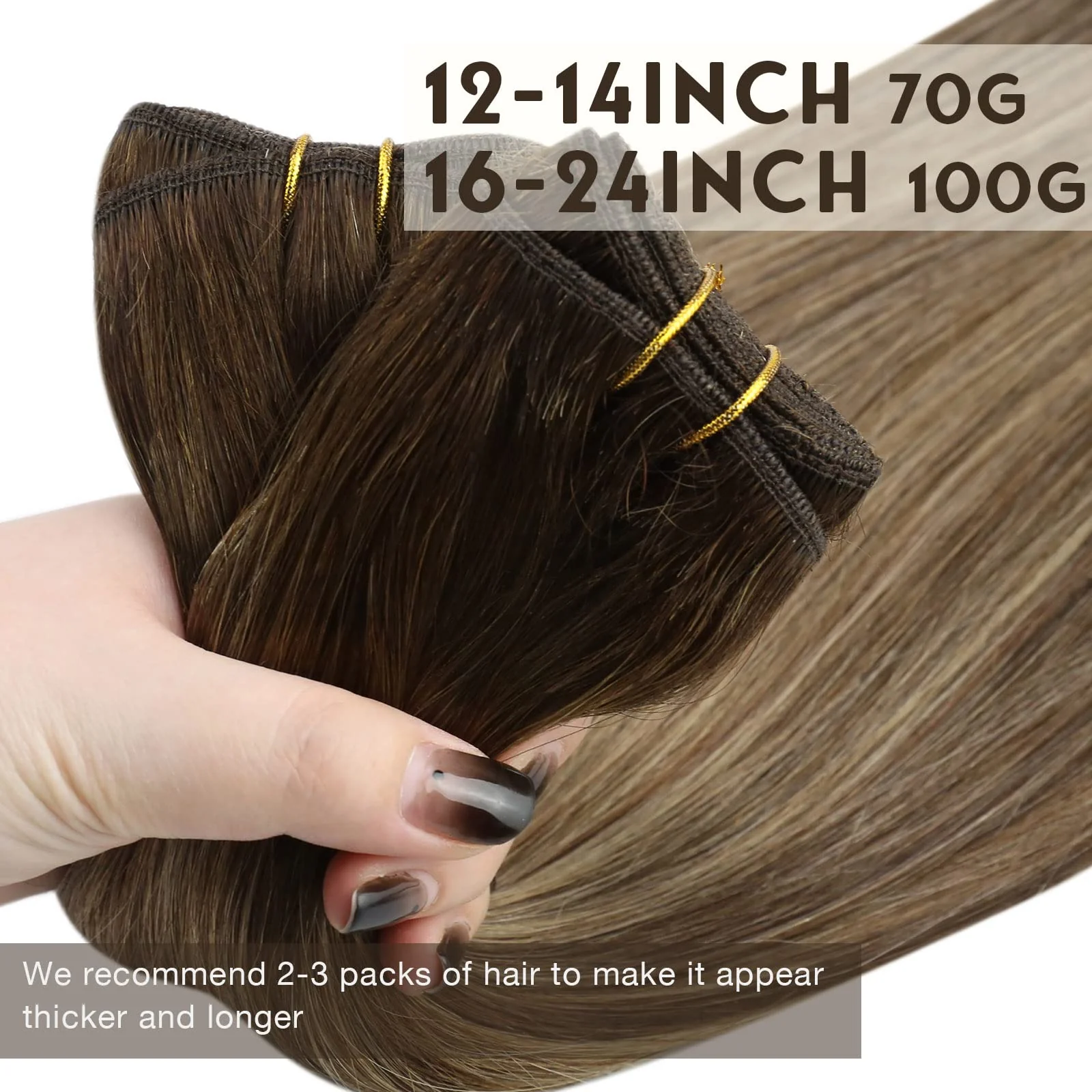 Soft Human Hair Ponytail Extension - Image 21