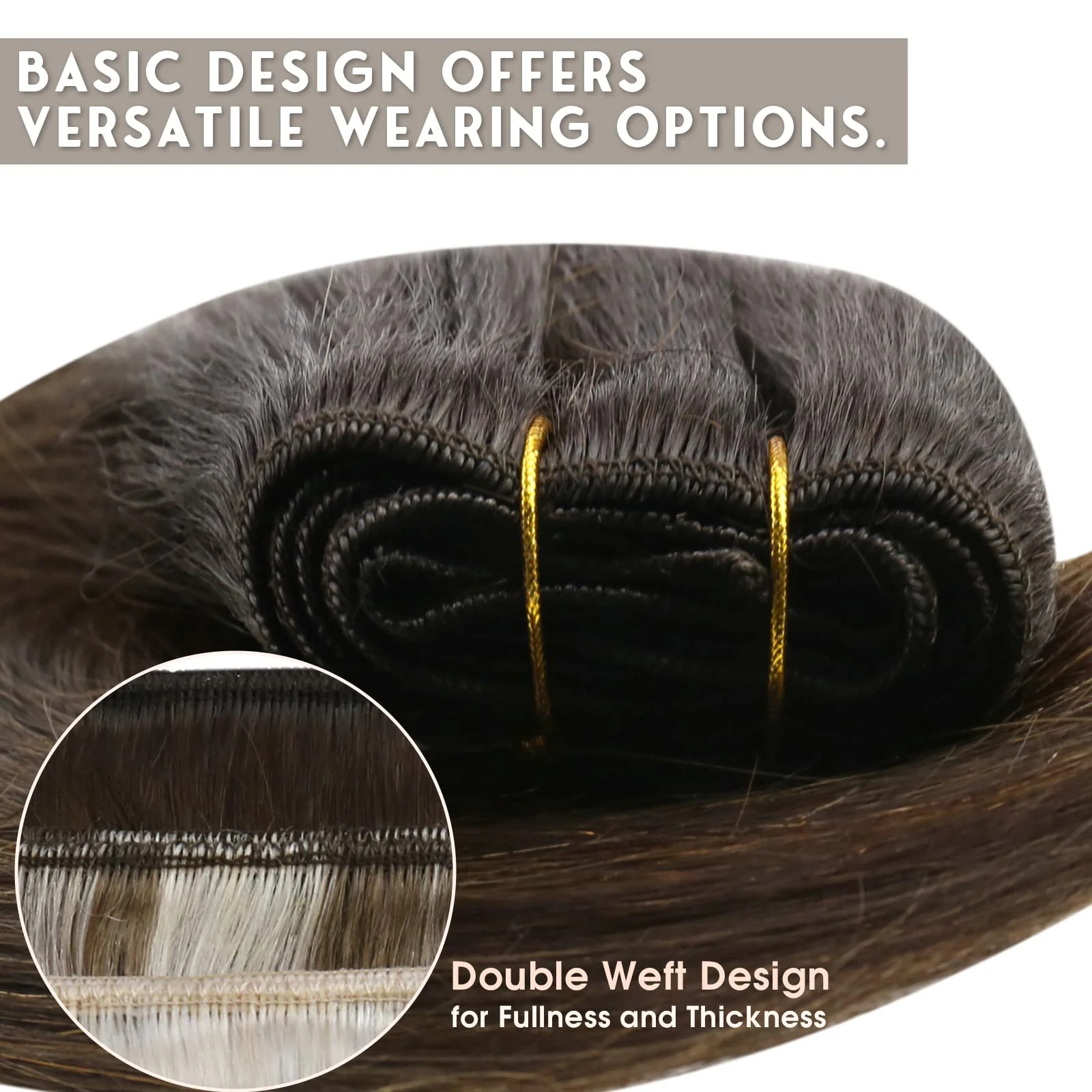 Soft Human Hair Ponytail Extension - Image 41