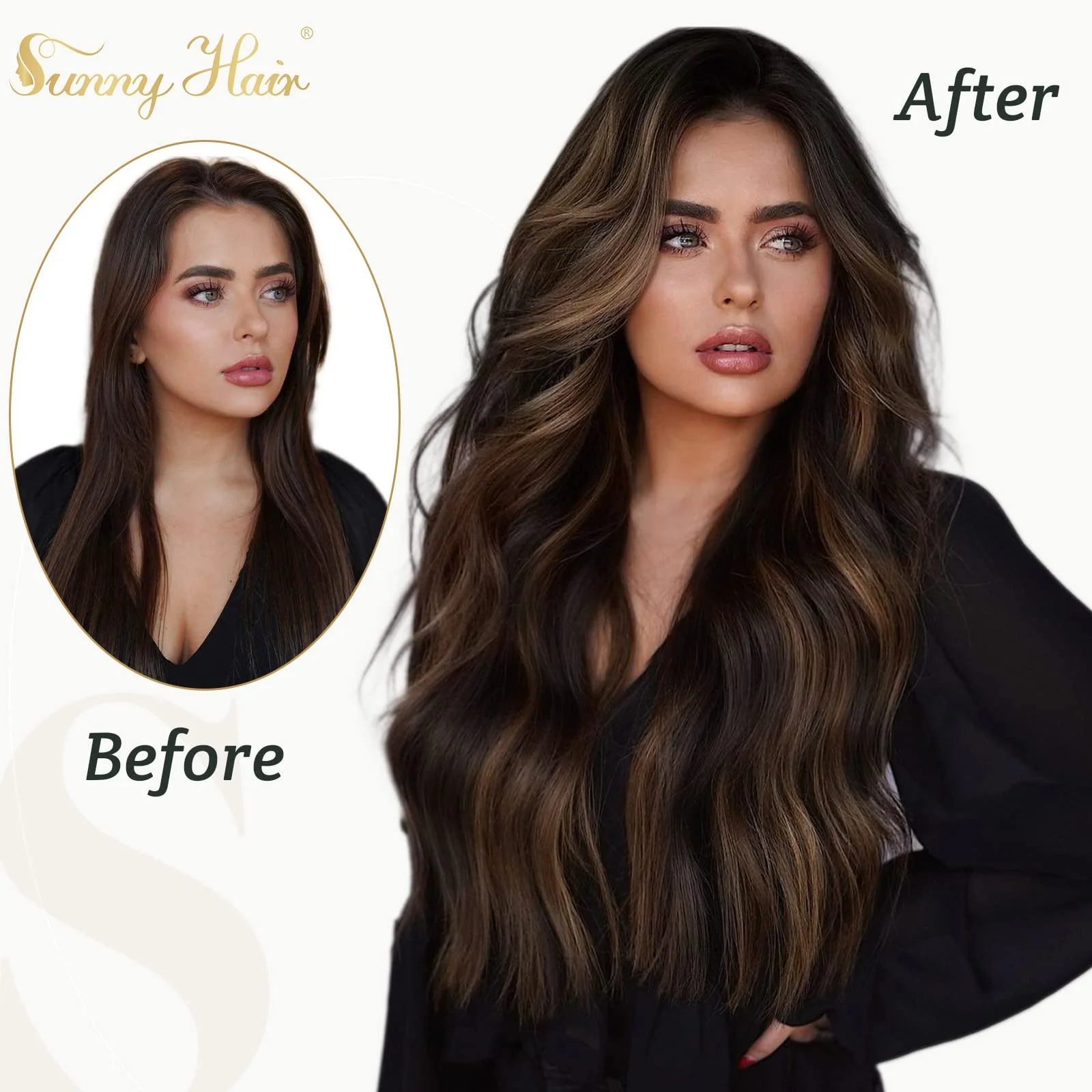 Soft Human Hair Ponytail Extension - Image 43
