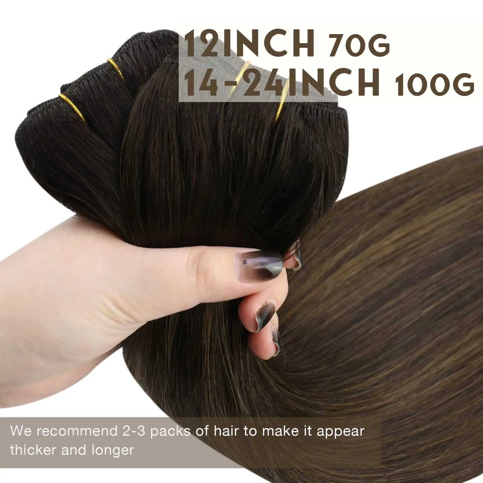 Soft Human Hair Ponytail Extension - Image 44