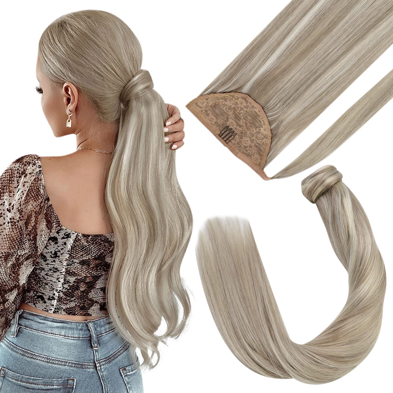 Soft Human Hair Ponytail Extension - Image 68